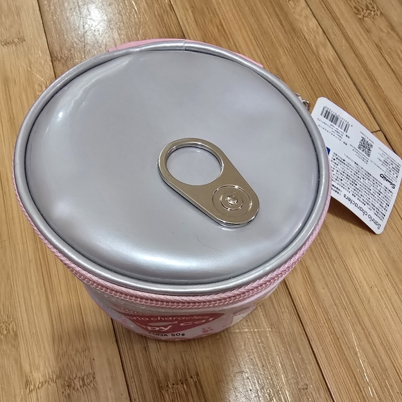 Sanrio Happy Cat Tuna Can Purse Makeup Case NEW WITH TAG 🇯🇵Japan🇯🇵 - Picture 2 of 9
